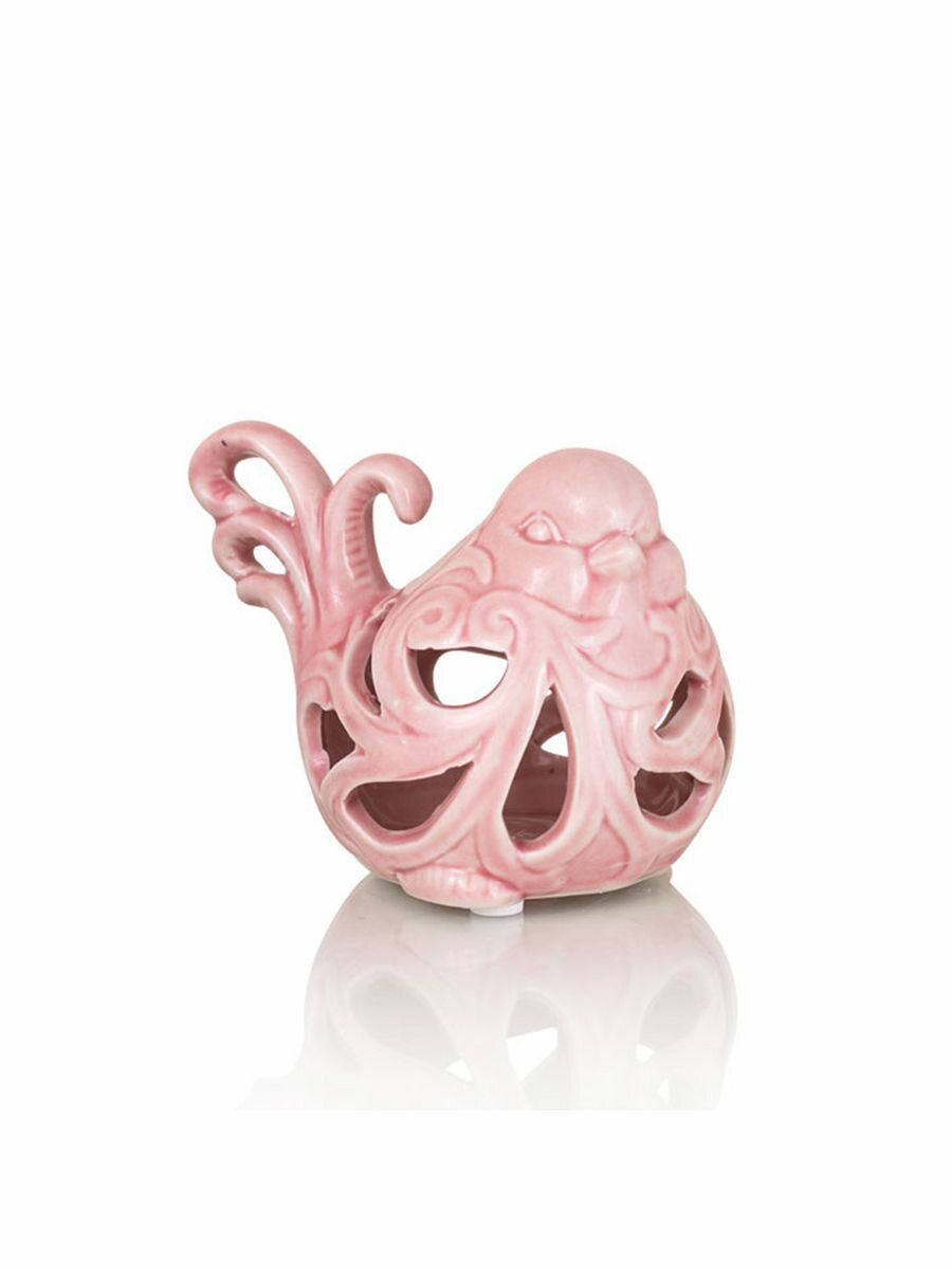 фото Статуэтка Птичка Ivy Casaentera CE05-243012 розовый 120х80х90