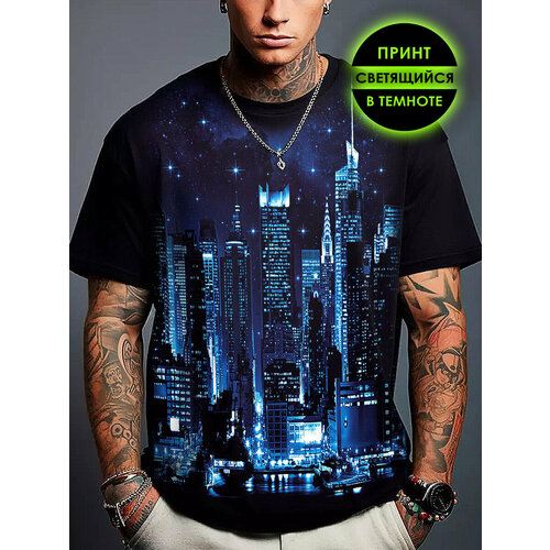 Футболка Romax Tex, размер 46, черный