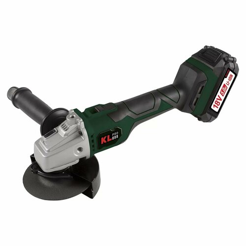 Профессиональная бесщеточная ушм болгарка аккумуляторная KLPRO KLAT18BS-50 с регулеровкой оборотов 18В Li-ion-2шт 50Ач 115мм М14 500-10000 обмин ЗУ в кейсе 3606000₽