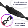 Фото #10 Силиконовый ремешок для смарт часов Xiaomi Mi Band 5, 6 и 7 / Спортивный сменный браслет на фитнес трекер Сяоми Ми Бэнд 5, 6 и 7 / Мятный