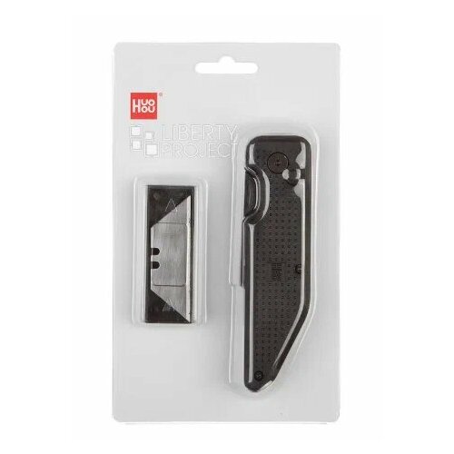 Нож складной Xiaomi Huohou Powerful Tool Knifer HU0207 черный нож канцелярский складной строительный для гипсокартона