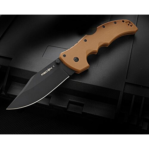 фото Нож складной mirco recon 1, рукоять коричневый g10