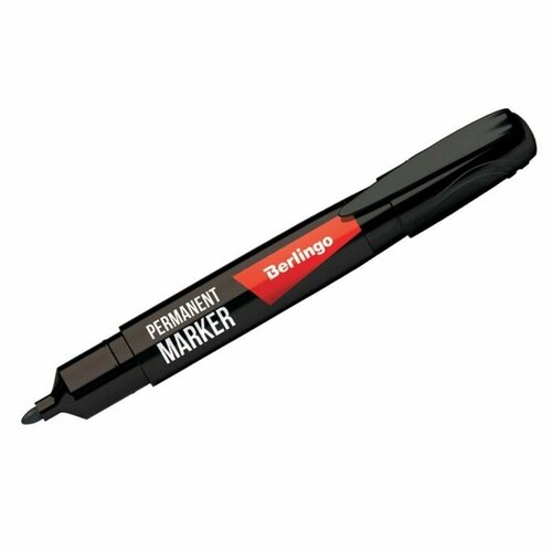 перманентный маркер заправляемый чёрный Маркер перманентный 2.0 мм чёрный