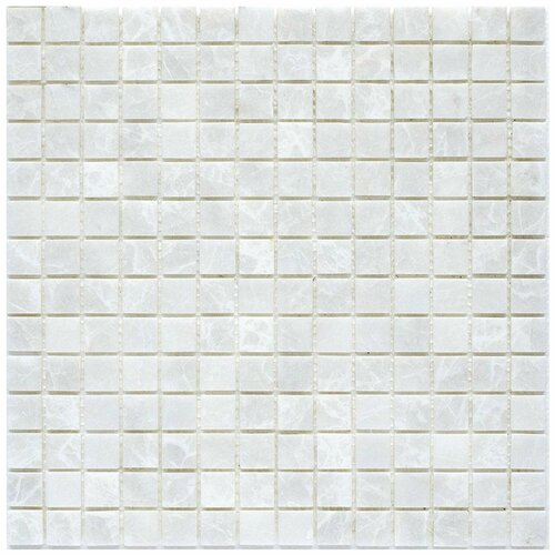 Мраморная мозаика StarMosaic Wild Stone 1070074 белая 30,5х30,5 см