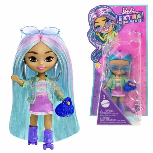 Кукла Barbie HLN45 Extra mini Minis коллекционная кукла barbie extra minis 3