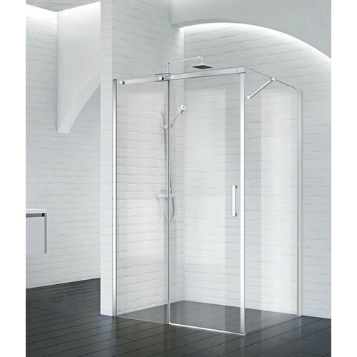 Душевой уголок 120x80 см BelBagno ACQUA-AH-1-120/80-C-Cr прозрачное