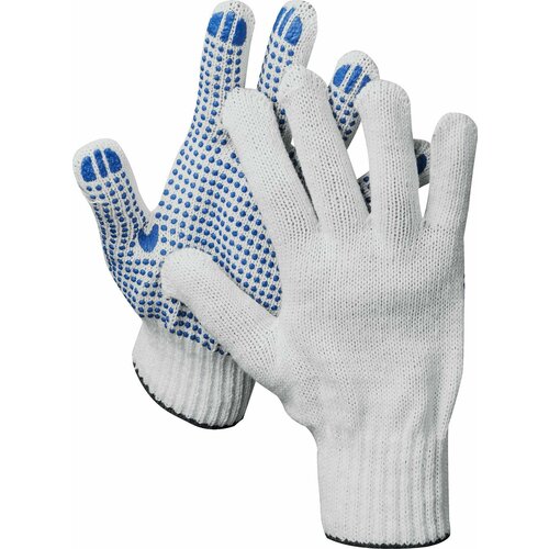 перчатки рабочие dexx с пвх покрытием облив ладони х б 7 класс DEXX с ПВХ покрытием (точка), х/б, 7 класс, перчатки рабочие (11400)