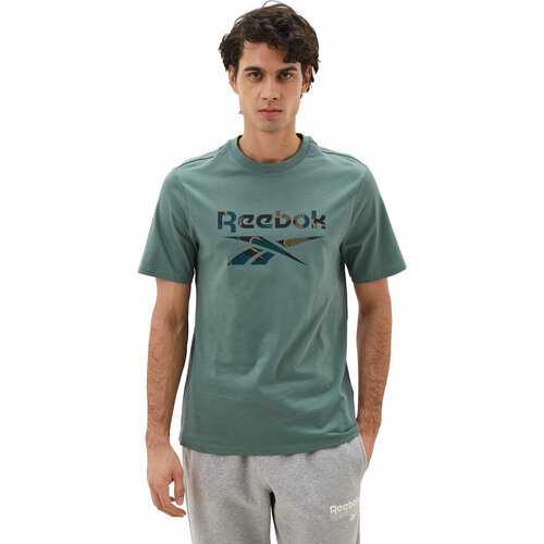 фото Футболка reebok, размер xl, зеленый