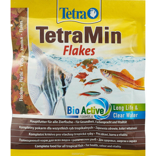 Сухой корм для рыб, рептилий Tetra TetraMin flakes, 12 мл, 12 г