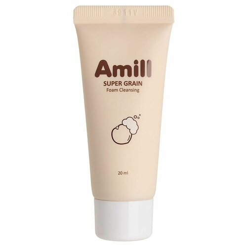 Пенка для умывания с зерновыми экстрактами, 20мл, Super Grain Foam Cleansing (Deluxe Sample), Amill