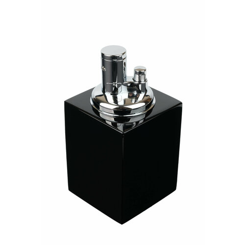 Зажигалка настольная Mastro de Paja газовая, турбо-механизм, черный лак 1900-BLK