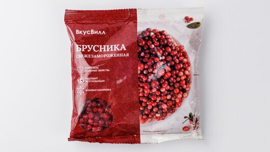 Брусника свежезамороженная(Продукт замороженный)