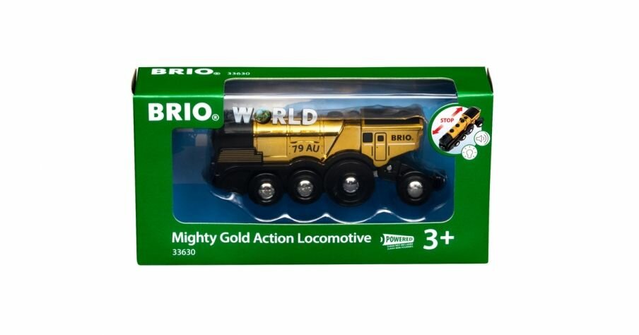 Brio Поезд золотой локомотив