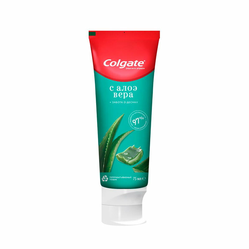 Зубная паста Colgate С алоэ вера забота о деснах 75мл - фото №16