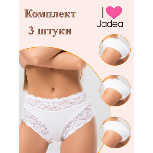 фото Трусы jadea, 3 шт., размер 5, белый