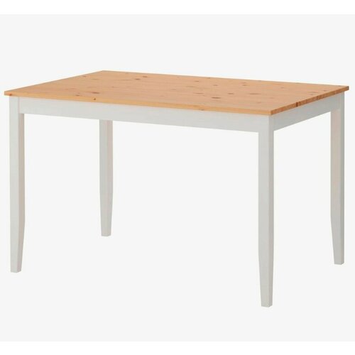 Стол кухонный LerhamnЛерхамн Лым 118x74 белыйсветло-коричневый 13700₽