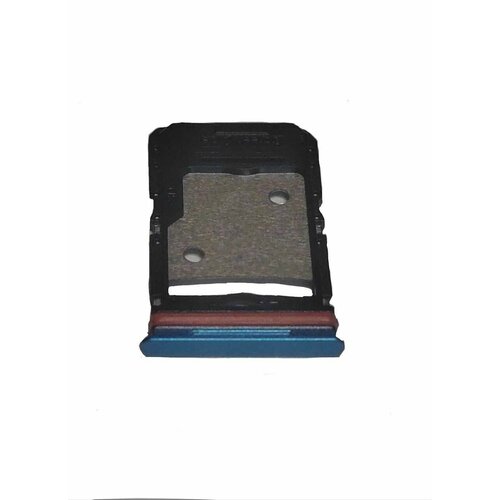 Держатель сим-карты для Tecno Spark 9 Pro (KH7N) (синий) дисплей для tecno spark 9 pro 9 pro sport kh7n sevt