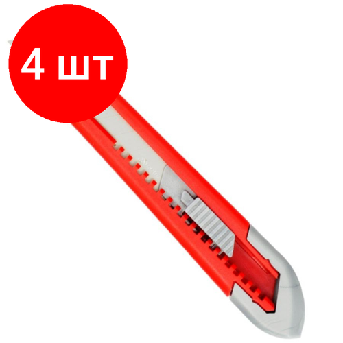 matrix нож matrix 18мм пласт корпус 78918 Комплект 4 штук, Нож Matrix 18мм корпус ABS-пластик (78928)