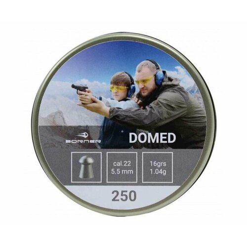 Пули пневматические Borner Gun BORNER Domed, для винт, 5,5 (250 шт.) 1,15 гр.