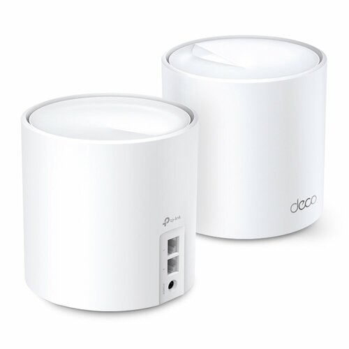 Mesh-система AX5400 Deco X60(1-pack) wi fi система tp link deco x55 3 pack 802 11ax 2976mbps 2 4 ггц 5 ггц 2xlan белый