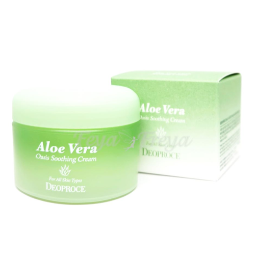 Крем для лица DEOPROCE ALOE VERA OASIS SOOTHING CREAM 50g крем для лица modum крем для лица комплексный уход алоэ вера классика