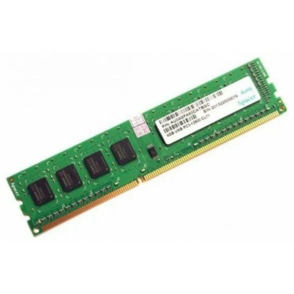 Память DDR III 04Gb Apacer 1600MHz (AU04GFA60CATBGC) 1.5v