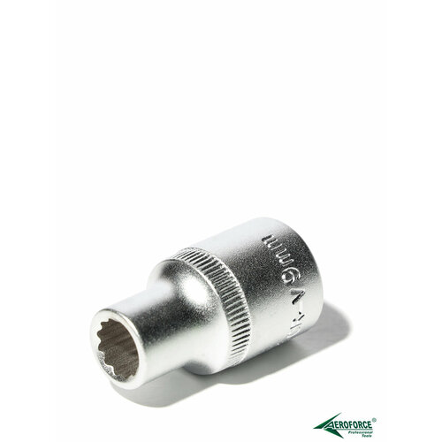 Торцевая головка 9 мм, 12 граней, 1/2