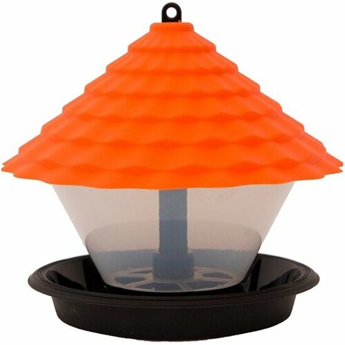 Кормушка для птиц Ornito КП01-О, цвет оранжевый