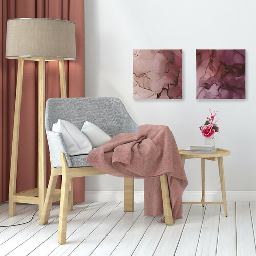 Модульные картины для интерьера на стену четырехугольная INCREDIBLE INK GOLD CANVAS