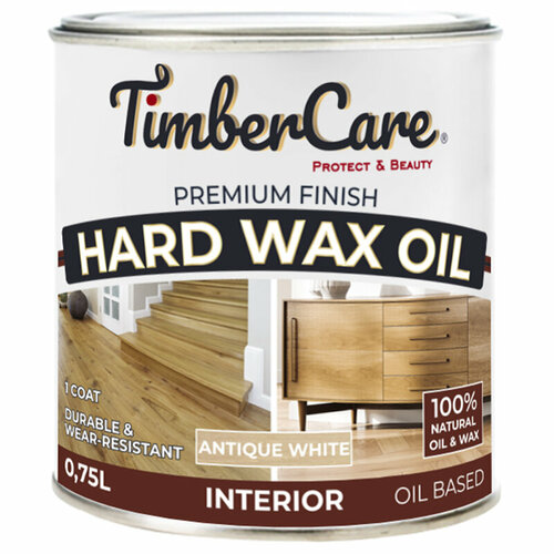 Масло TimberCare Hard Wax Oil (Тимберкейр Хард Вакс Ойл) 0.75л. матовый масло timbercare teak oil тимберкейр тик ойл 2 50л матовый