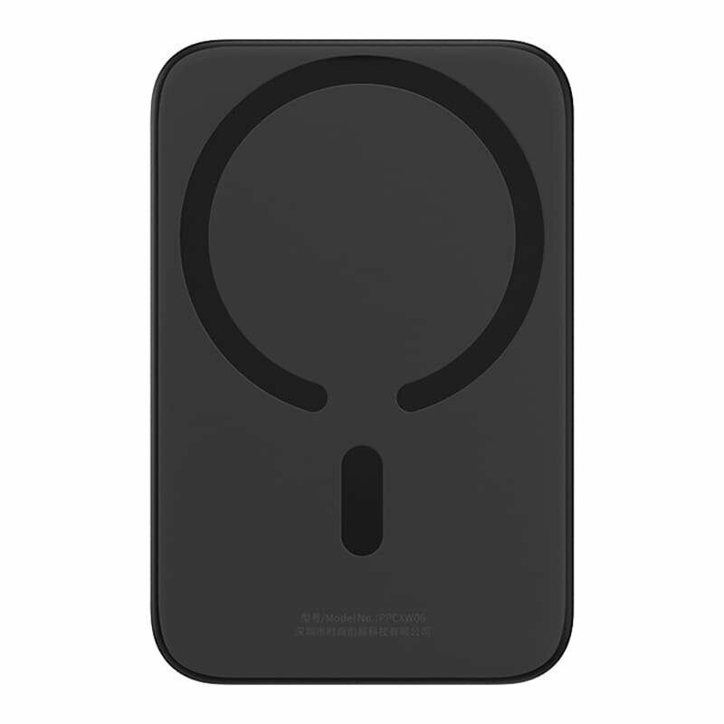 Внешний аккумулятор с поддержкой беспроводной зарядки Xiaomi Baseus Magnetic Wireless Charging Power Bank 6000 mAh 20W Black (PPCXM06)