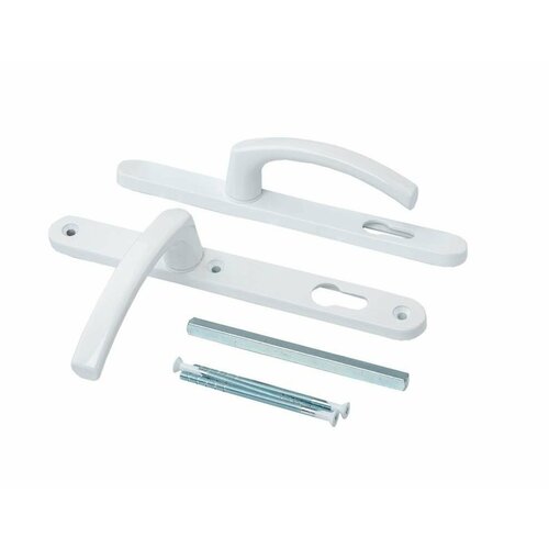 Гарнитур нажимной FKS со сплошной накладкой 2692 подпружиненный RAL9016 1 шт 2374₽