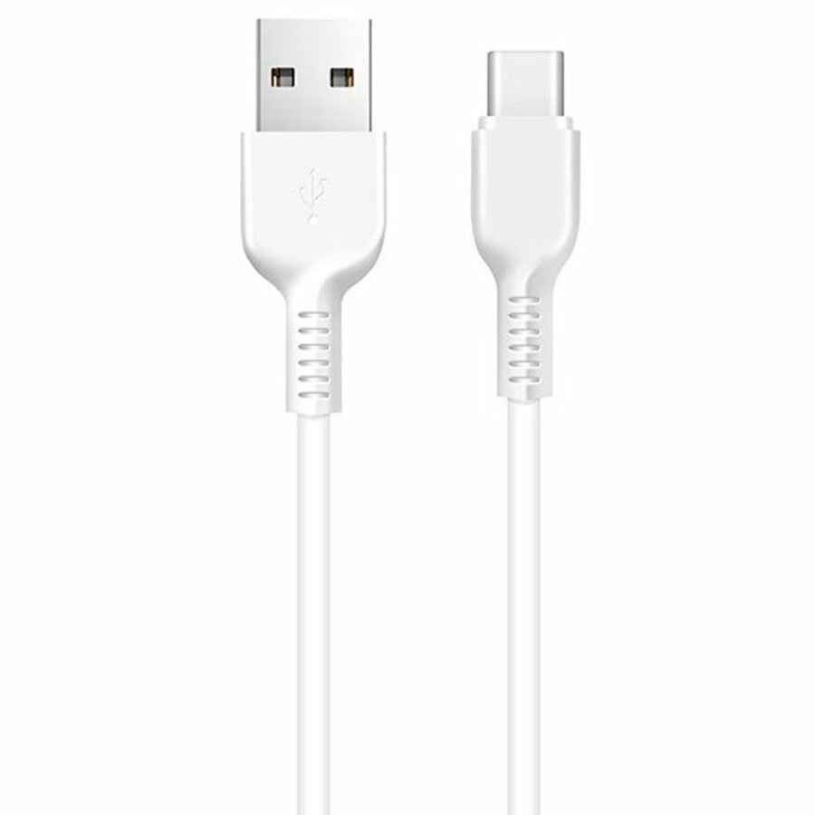 Кабель Hoco X20 Flash USB - USB Type-C, 1 м, 1 шт, белый
