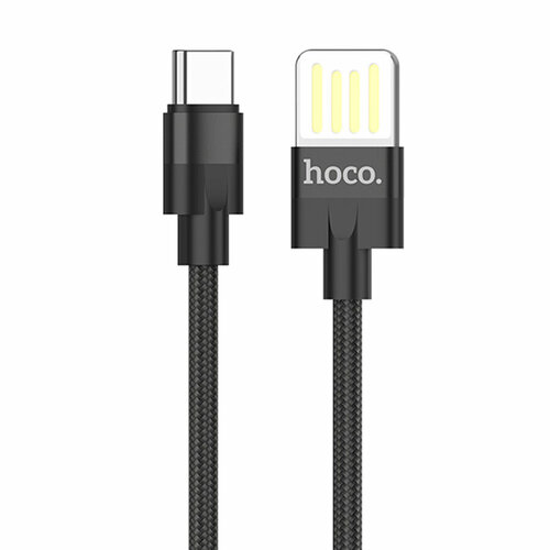 Кабель USB HOCO U55 Outstanding USB - Type-C, 2.4А, 1.2 м, черный кабель usb type c hoco u55 outstanding черный 1 шт