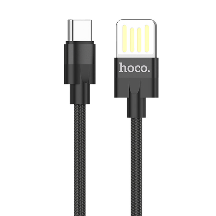 Кабель USB HOCO U55 Outstanding USB - Type-C, 2.4А, 1.2 м, черный