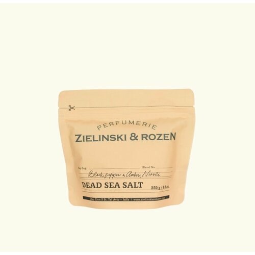 Соль мертвого моря ZIELINSKI & ROZEN black pepper & amber, neroli