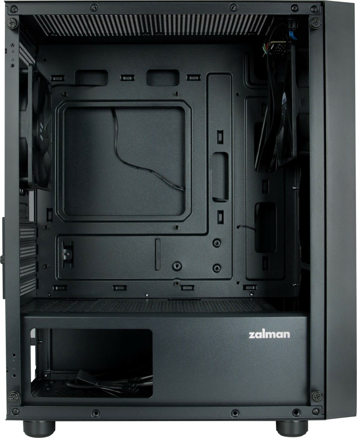 Корпус ZALMAN T3 PLUS, MATX, BLACK, WINDOW, 2x3.5", 3x2.5", 1xUSB2.0, 1xUSB3.0, FRONT 1x120mm, REAR 1x120mm (T3 PLUS) - фото №17