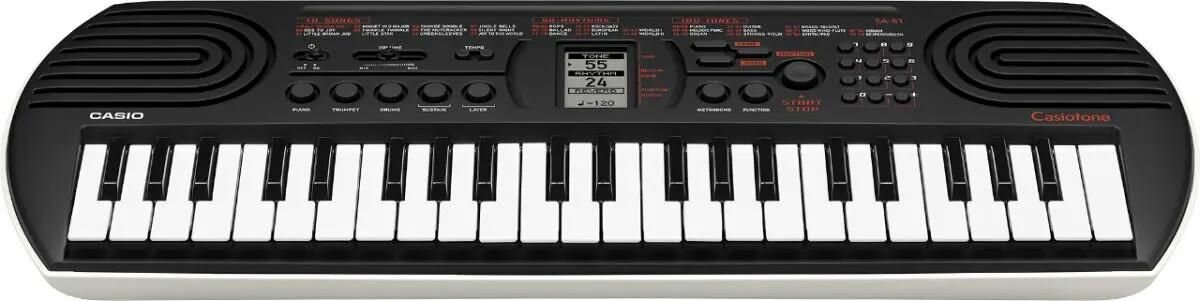 Синтезатор Casio SA-81 черный