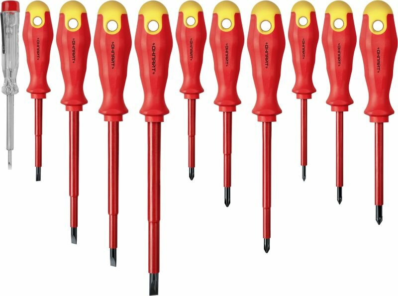 Набор отверток диэлектрических OHT-Otd01-H11 (11шт) онлайт 90562