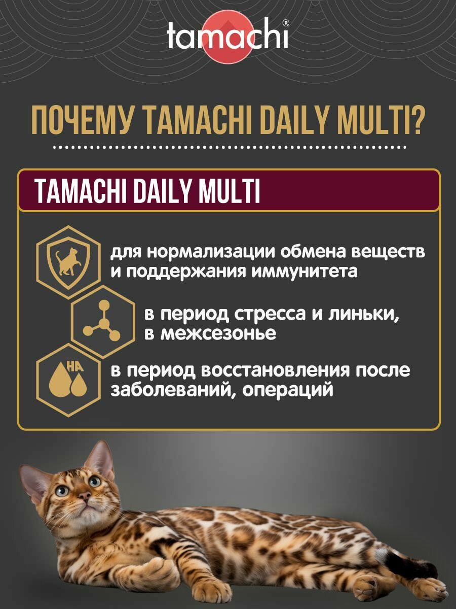 Витамины для кошек Tamachi Daily Multi для иммунитета 100 шт — фото 1