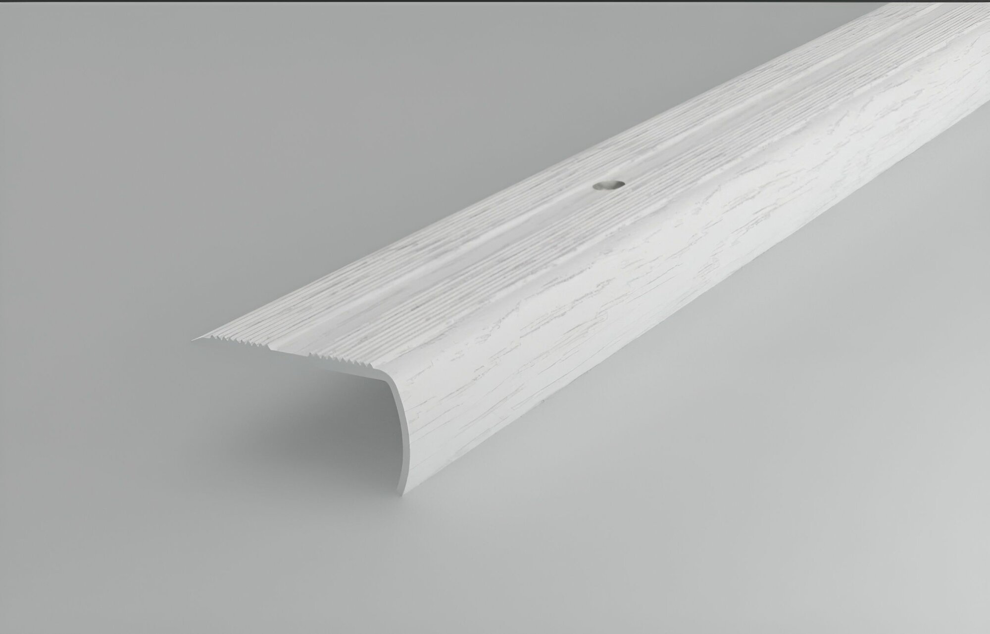 Порог угловой 20x40 мм алюминиевый цвет Ясень Белый 90 см