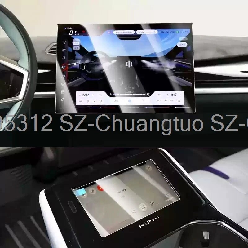 Защитная пленка из ТПУ для экрана для Hiphi Z 2023, автомобильная GPS-навигация и задняя пленка для кондиционера, аксессуары против царапин