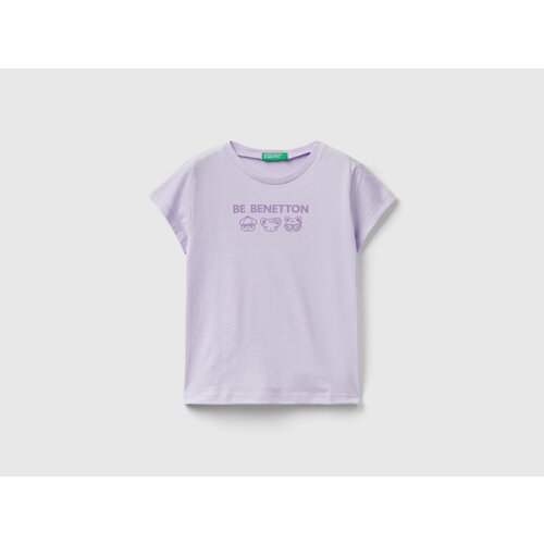 фото Футболка united colors of benetton, размер 90, фиолетовый