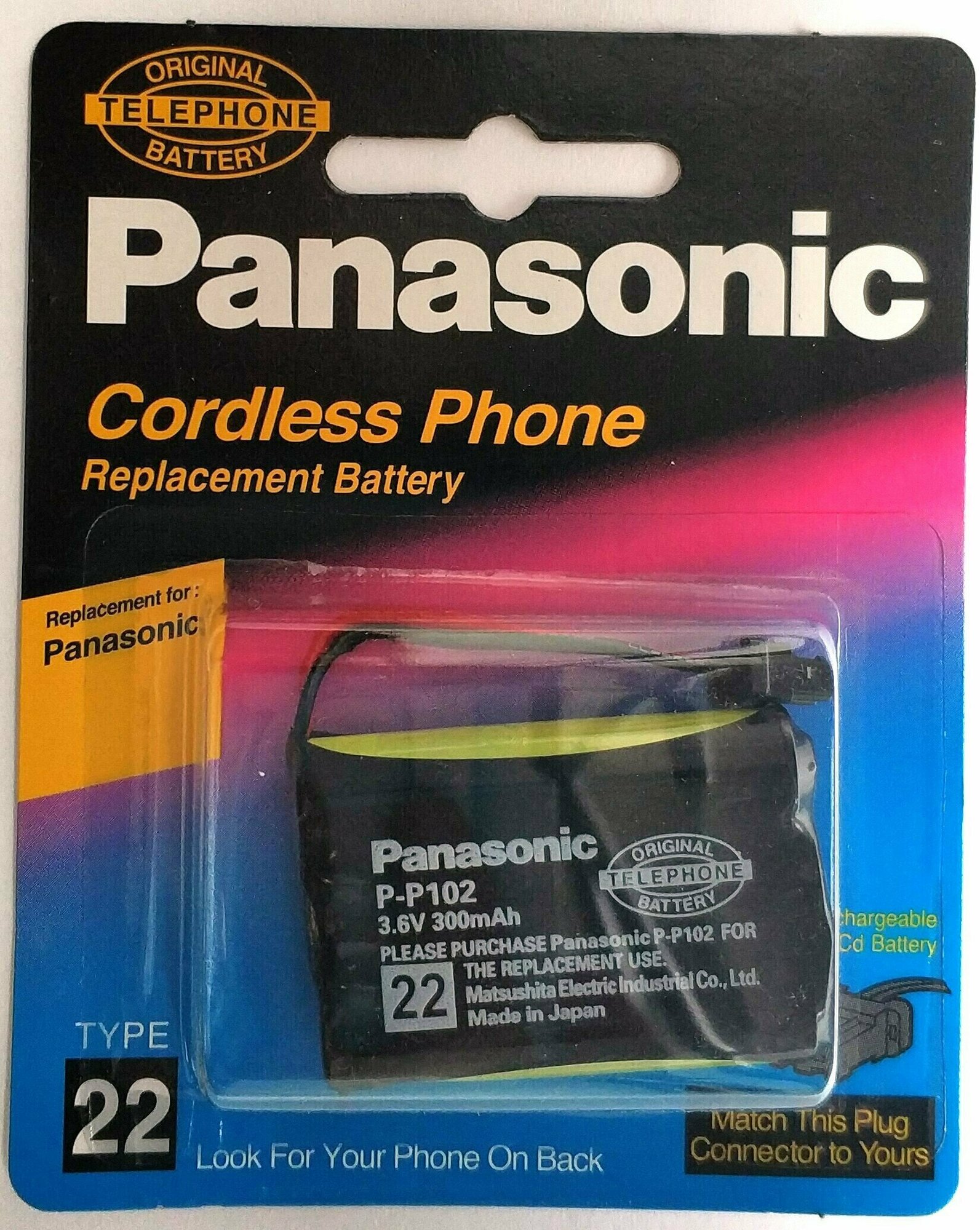 Аккумулятор для радиотелефона Panasonic HHR-P102, P-P102