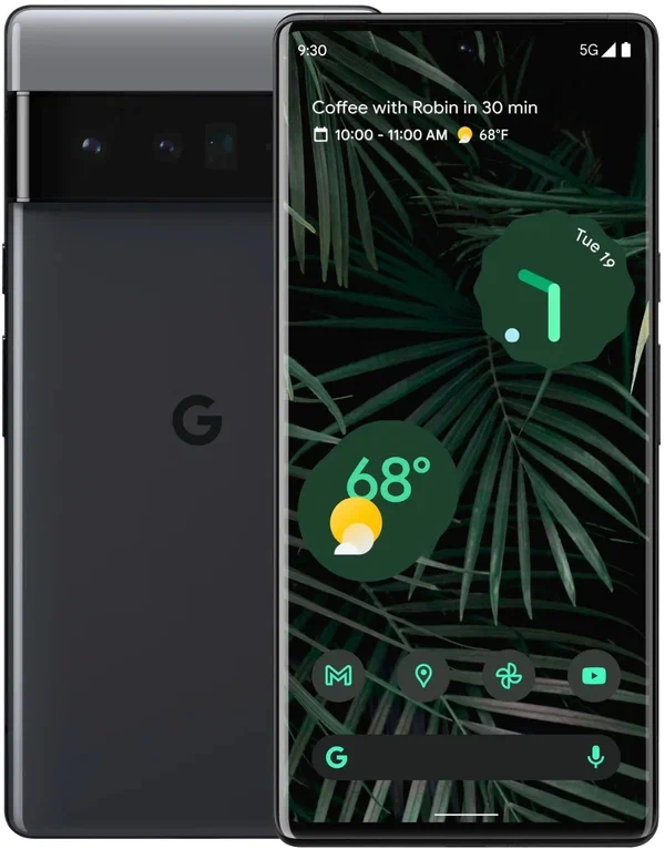 Смартфон Google Pixel 6 Pro 12/256 ГБ USA, nano SIM+eSIM, stormy black