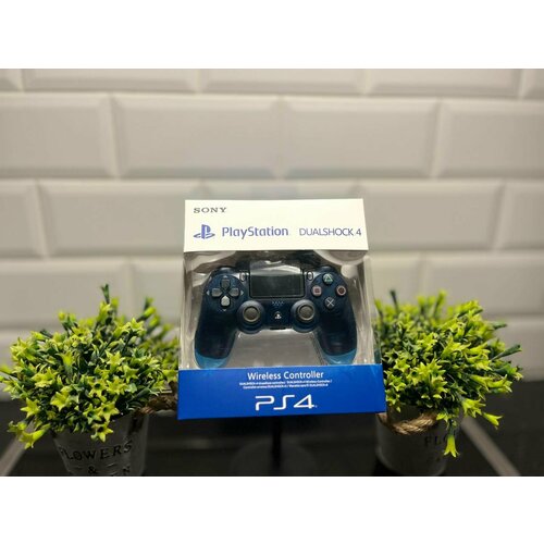 Беспроводной джойстик (геймпад) для PS4, Темно-синий / Bluetooth