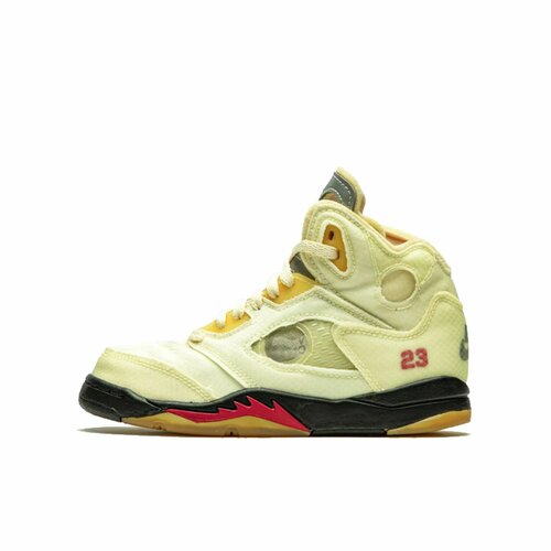 фото Кроссовки nike air jordan 5 retro se, размер 30 eu, зеленый