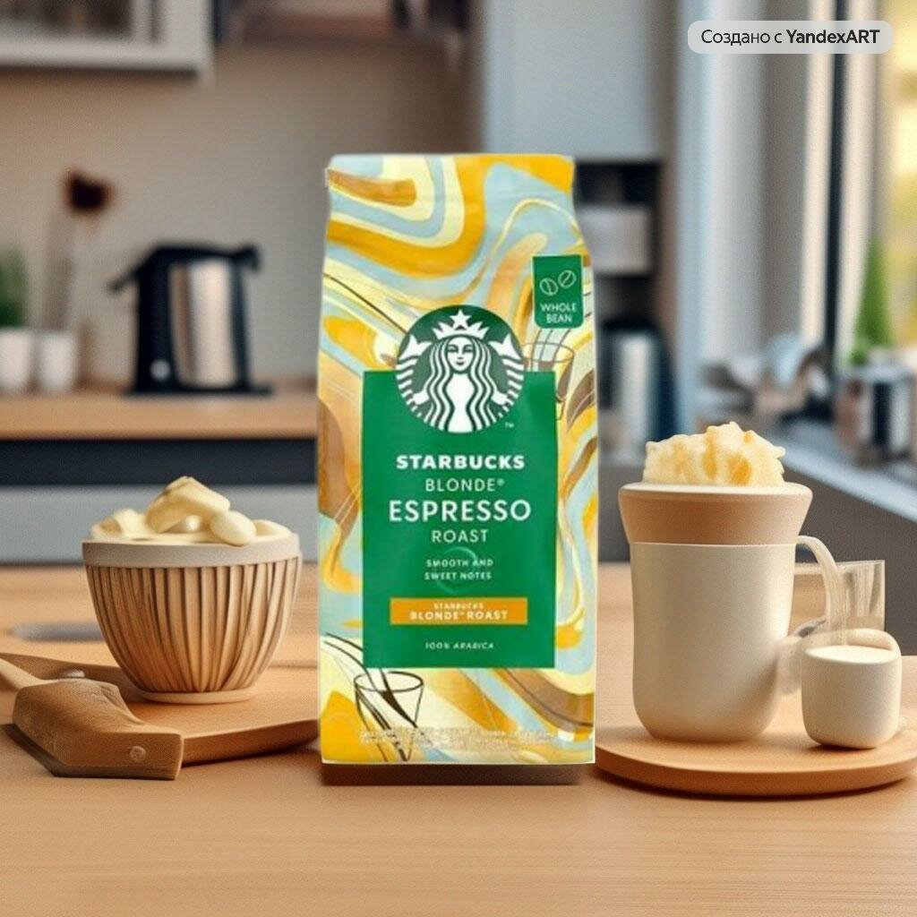 Кофе в зернах Starbucks Blonde Espresso Roast, 200 г