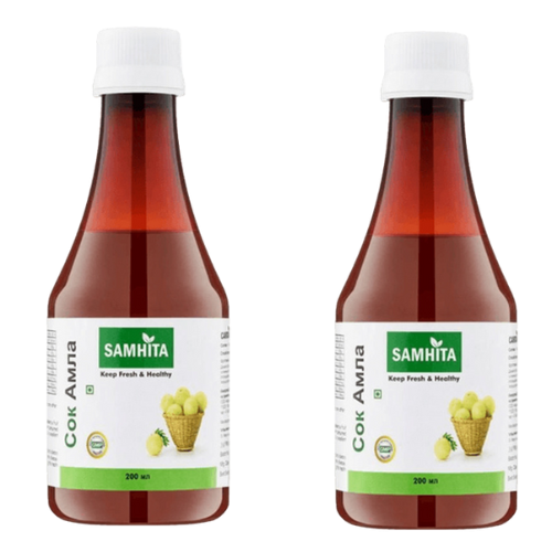 Сок натуральный амла Самхита 200 мл - 5 шт.