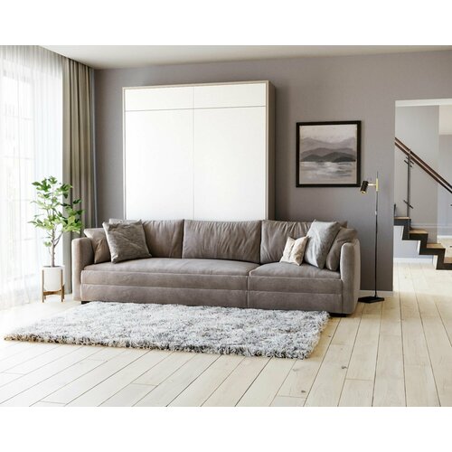 Шкаф кровать с большим диваном Фокстрот Макси U3128